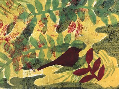 Yellow Ochre Botanical by Sarah Thompson Engels